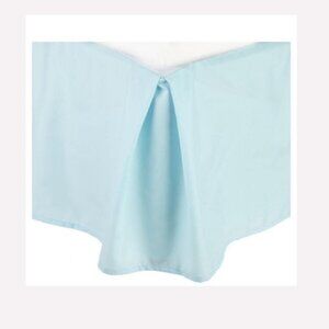 1800 King Light Blue Bed Skirt